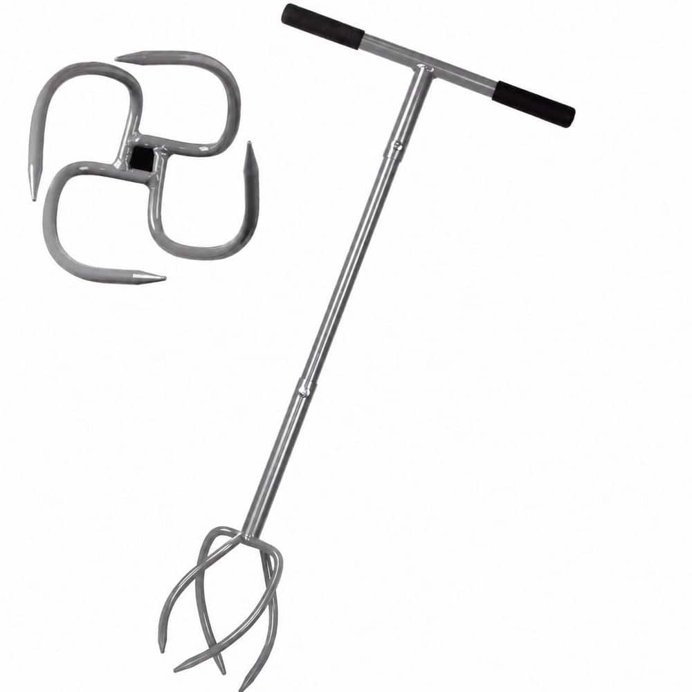 39 in. Edger Manual Twist Tiller Hand Tool Steel Claw Cultivator for Aerating and Loosening Garden Soil price history on PriceWatchPro