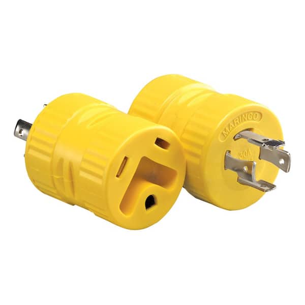 Predecesor Padre programa MARINCO Generator Adapter - 20A Male (4-Prong) to 30A Female 128A - The  Home Depot