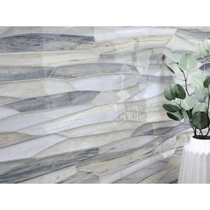 Kudos Indigo View 15.75 in. x 47.24 in. Glossy Porcelain Wall Tile (15.5 sq. ft./Case)