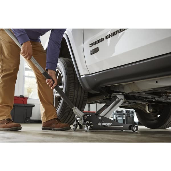 Husky 3-Ton Hybrid Aluminum/Steel Floor Jack HPL4751-HLD