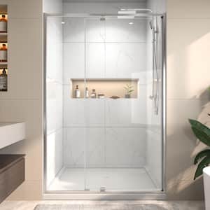 Xspracer Victoria 44-48 in. W x 71 in. H Pivot Swing Framed Shower