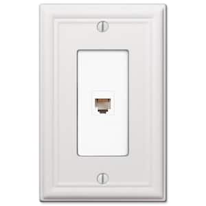 WHITE WP2-059/1P/WH 25x 1 Port Wall Plate 