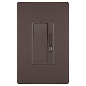 radiant 450-Watt Single Pole/3-Way LED/CFL/Incandescent Dimmer with Wall Plate with Dark Bronze