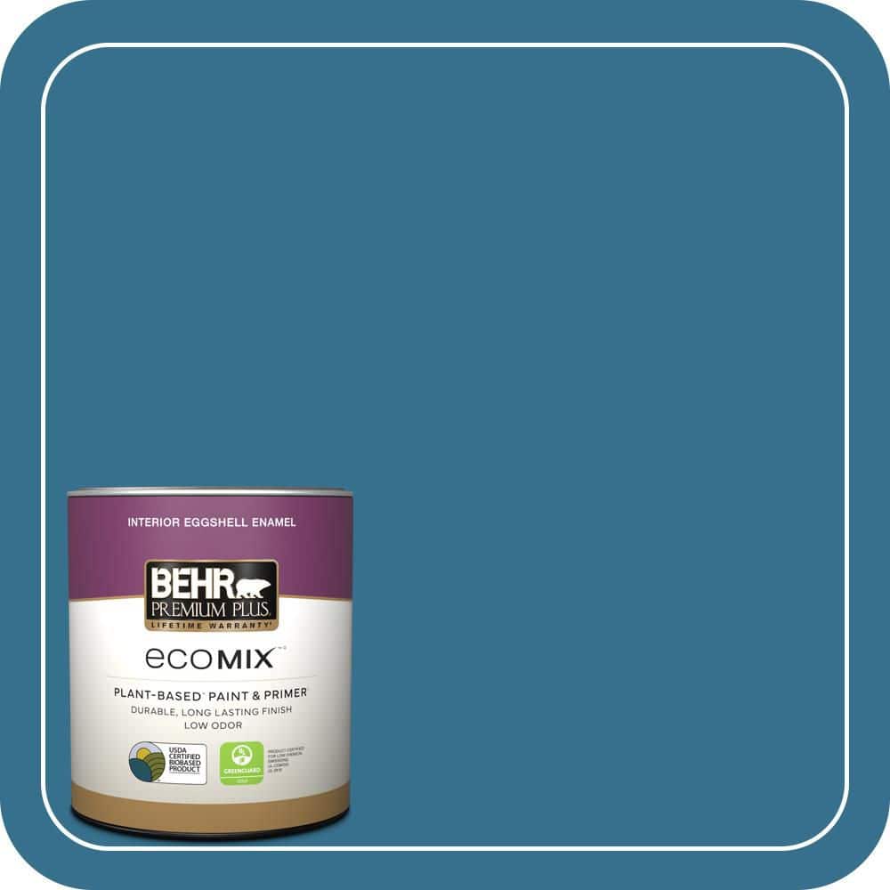 1 qt. #M490-6 Living Stream Eggshell Enamel EcoMix Plant-Based Interior Paint & Primer price history on PriceWatchPro