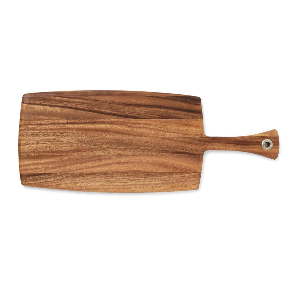 Acacia Wood Large Rectangular Paddle Chopping Block
