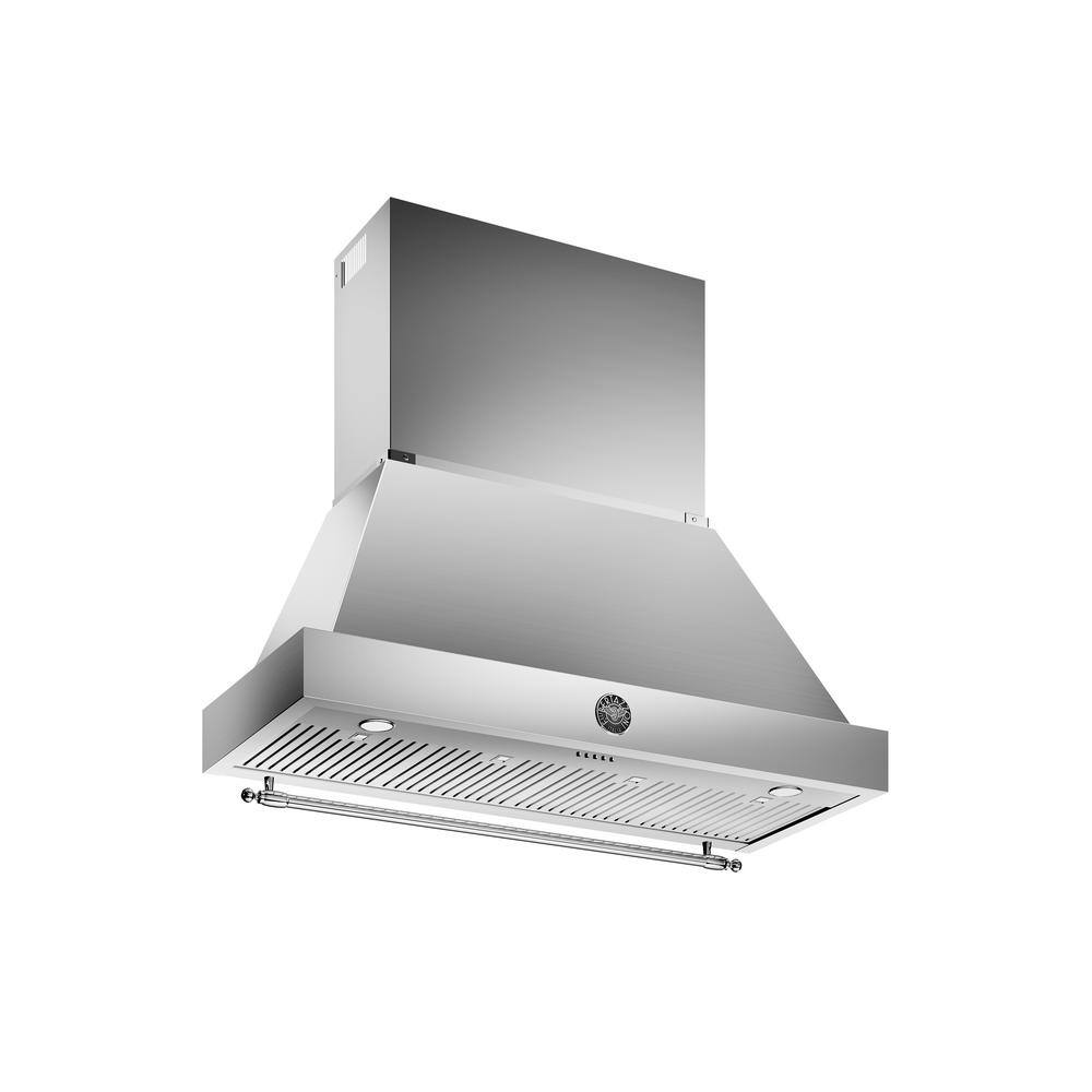 Bertazzoni 48 in. Range Hood Canopy for K48HERTX in Stainless Steel