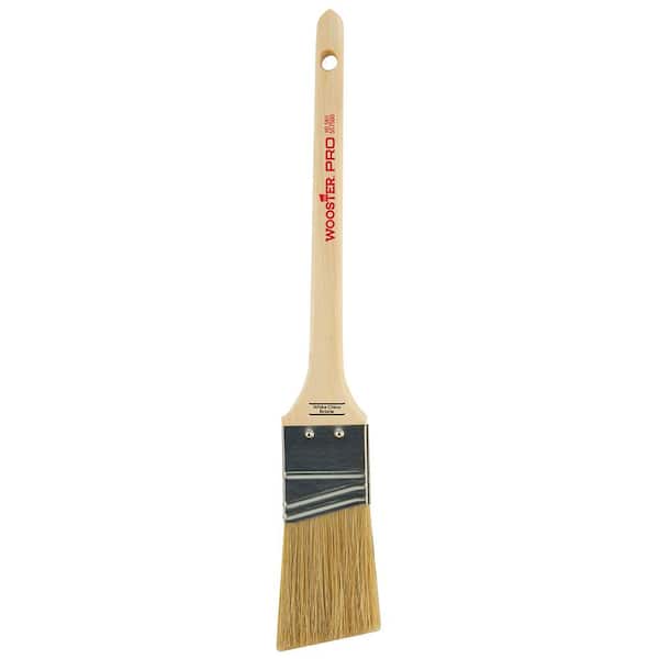 Buy Wooster 4174-2-1/2 Paint Brush, 2-1/2 in W, 2-15/16 in L Bristle,  Nylon/Polyester Bristle, Sash Handle Purple/Sable Brown