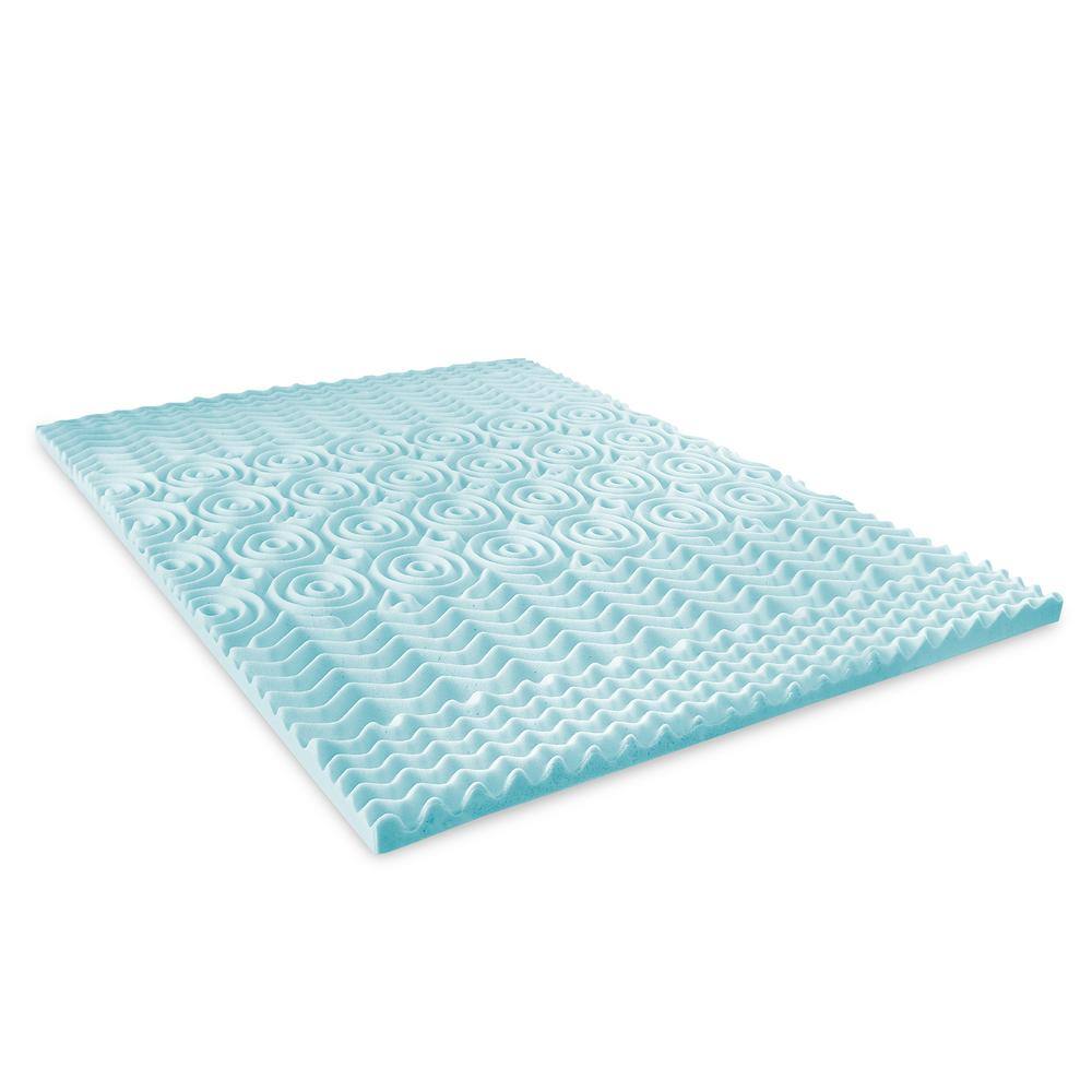 California King Gel-Infused Memory Foam Mattress Topper