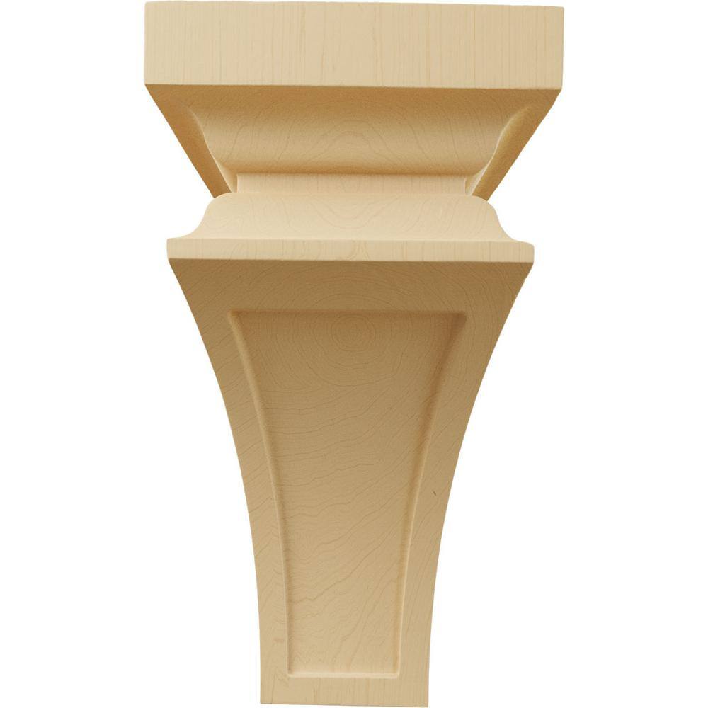Alder Hand-Carved Jumbo Wood Corbel, 14" x 7"