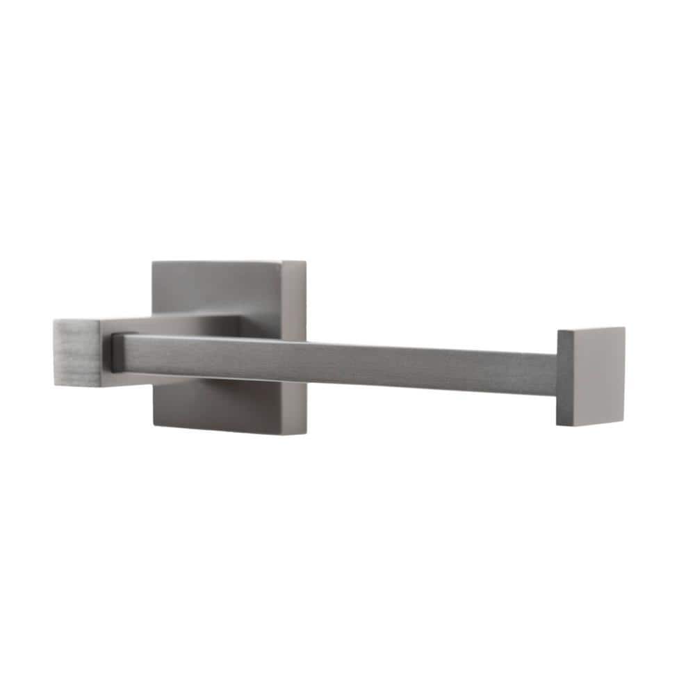 Gun Metal Grey Wall Mounted Brass Toilet Paper Holder