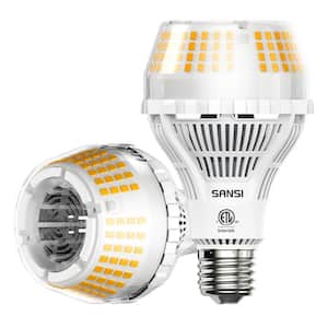 200-Watt Equivalent A21 3000 Lumen Non-Dimmable E26 LED Light Bulb 3000K Soft Warm 22-Watt (2-Pack)