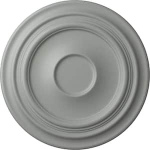 24-3/8" x 1-1/2" Traditional Urethane Ceiling Medallion (Fits Canopies upto 5-1/2"), Primed White
