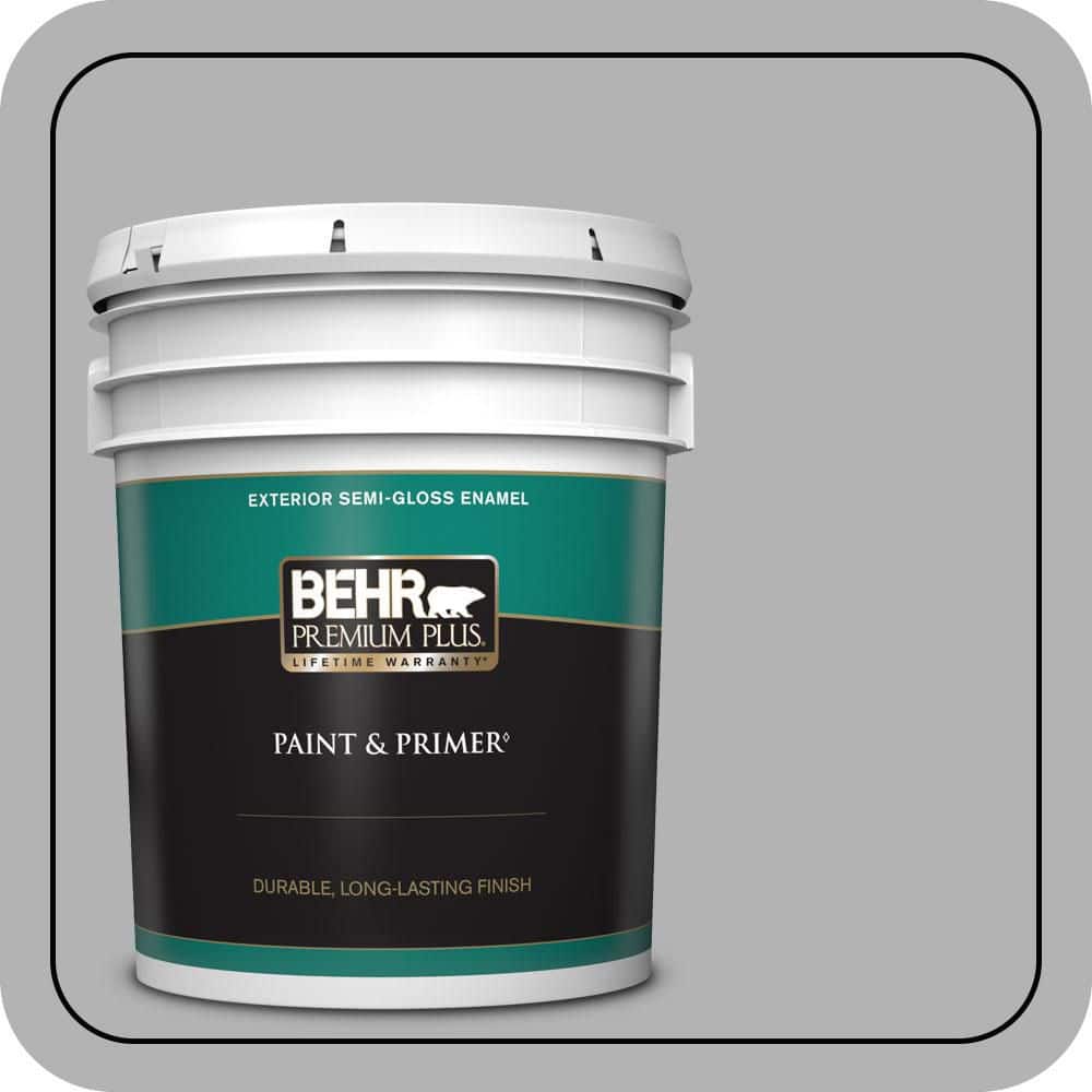 5 gal. #770E-3 Pewter Mug Semi-Gloss Enamel Exterior Paint & Primer price history on PriceWatchPro