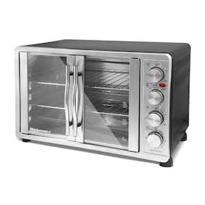 Elite Platinum Double Door Oven with Rotisserie and Convection Silver