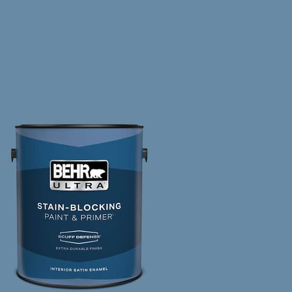 BEHR ULTRA 1 gal. #570D-5 Americana Extra Durable Satin Enamel Interior Paint & Primer