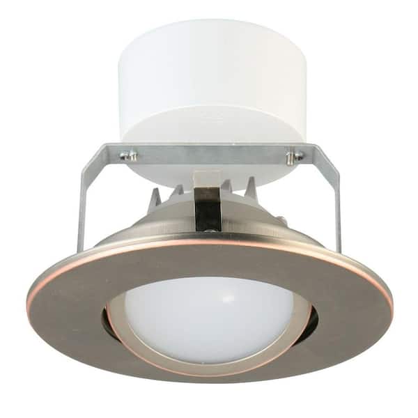 Lithonia Lighting 4 in. Oil Rubbed Bronze Recessed Gimbal LED Module (3000K)