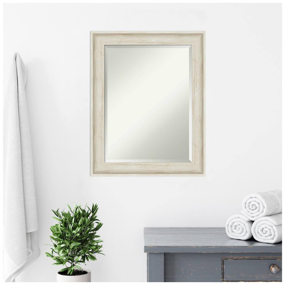 Regal Birch Cream Rectangular Bathroom Vanity Wall Mirror