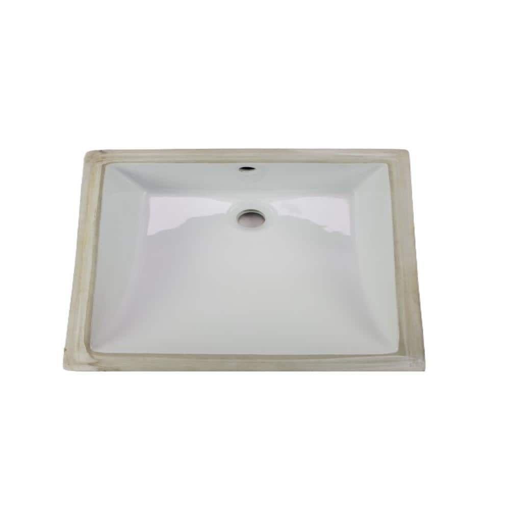 17-in. x 17- in . Ceramic Bathroom Undermount Sink In White CUPC 16GS-36854