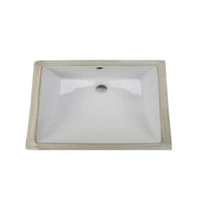17-in. x 17- in . Ceramic Bathroom Undermount Sink In White CUPC 16GS-36854