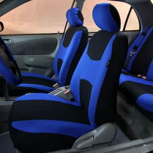 Light and Breezy Fabric 21 in. x 21 in. x 2 in. Front Set Seat Covers