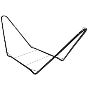 Portable 10 ft. Steel Hammock Stand in Black