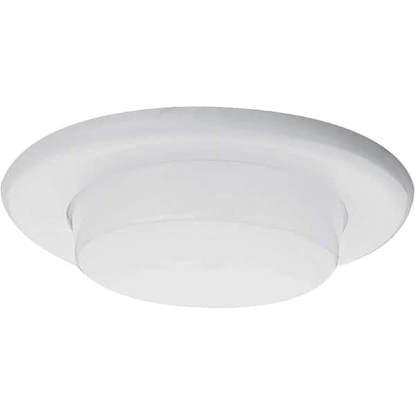 Progress Lighting 6 in. White Recessed Drop Opal Shower Trim
