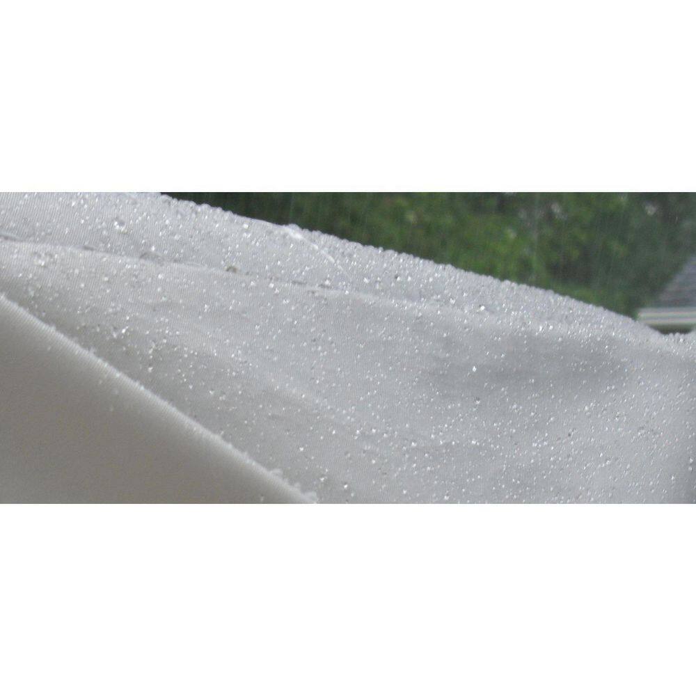 Solaire Light Gray Fabric Outdoor TV Cover with Zipper Closure