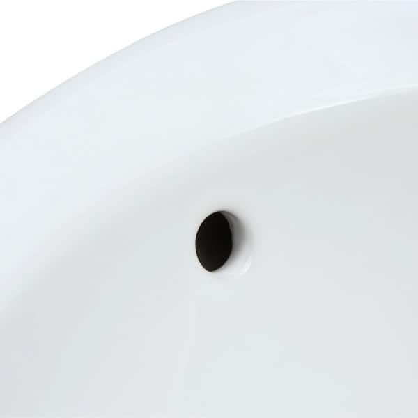 Cornice Wall-Mount Bathroom Sink in White
