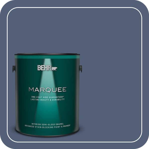 BEHR MARQUEE 1 gal. #S530-6 Extreme One-Coat Hide Semi-Gloss Enamel Interior Paint & Primer