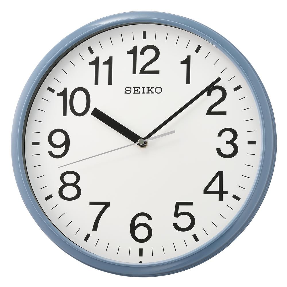 12 in. Light Blue Business Wall Clock