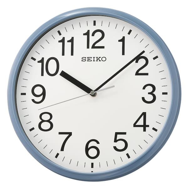 12 in. Light Blue Business Wall Clock