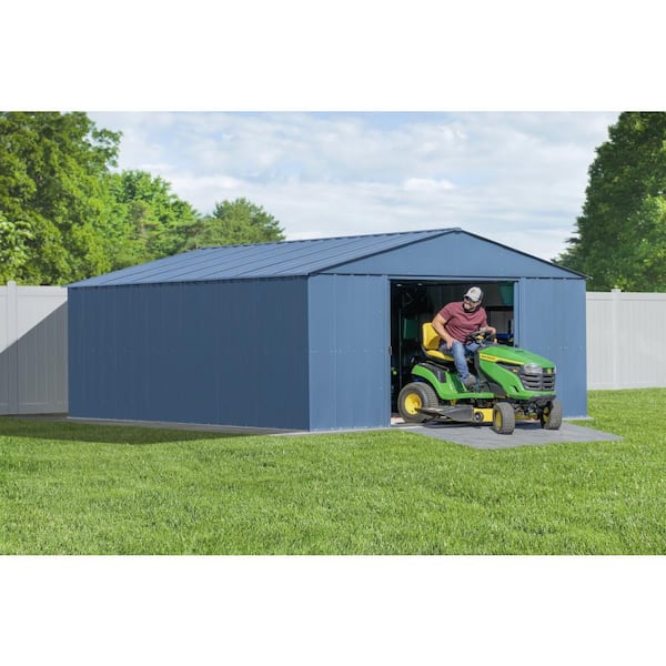 Classic Storage Shed 17 ft. W x 14 ft. D x 7 ft. H Metal Shed 226 sq. ft.