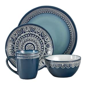 16 pc Casual Porcelain Dinnerware set (Service for 4)