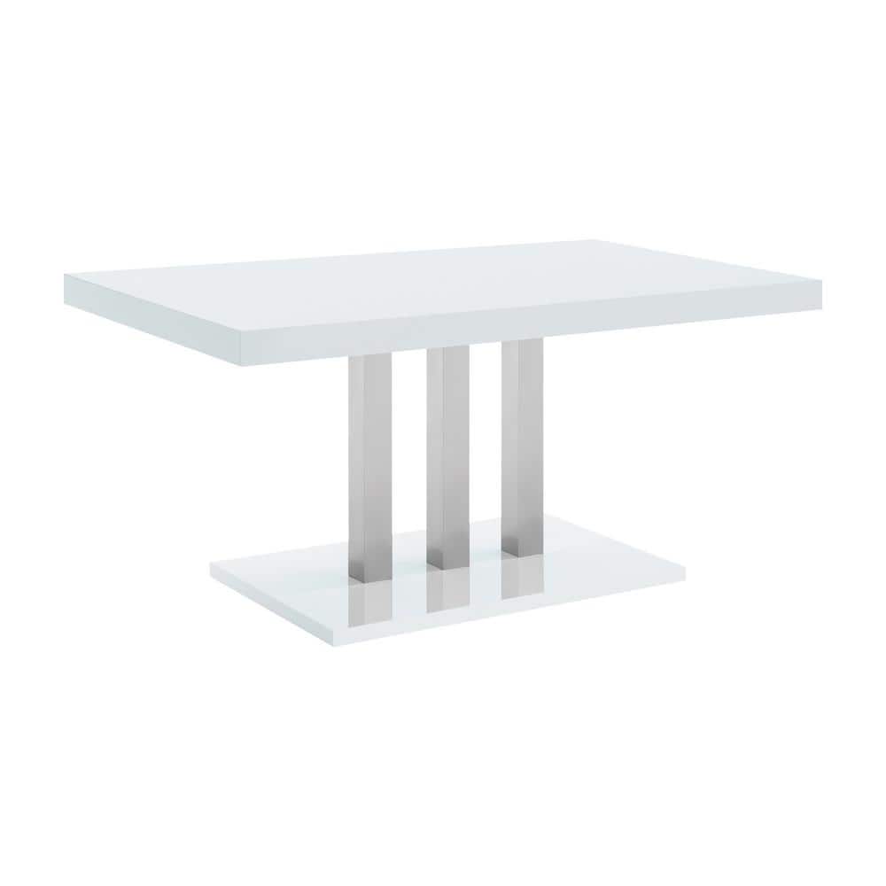 Table top white gloss discount