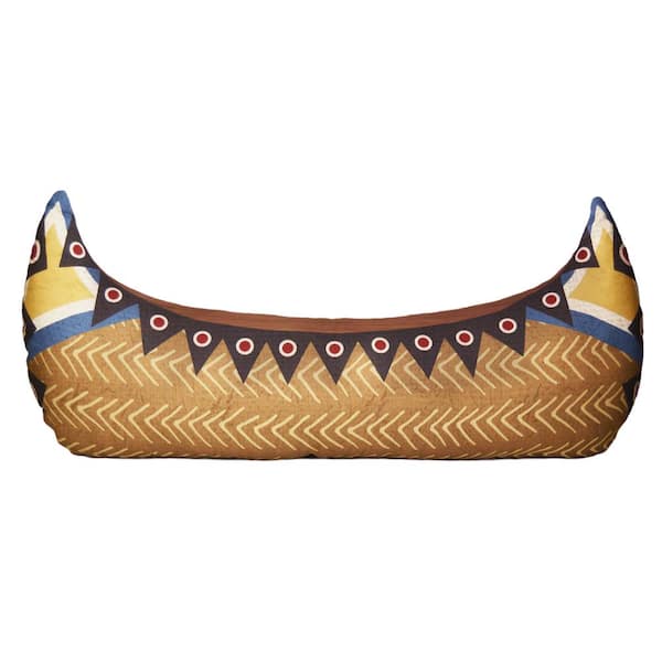 DONNA SHARP Sunset Cottage UCC Multi-Color Canoe Decorative Pillow