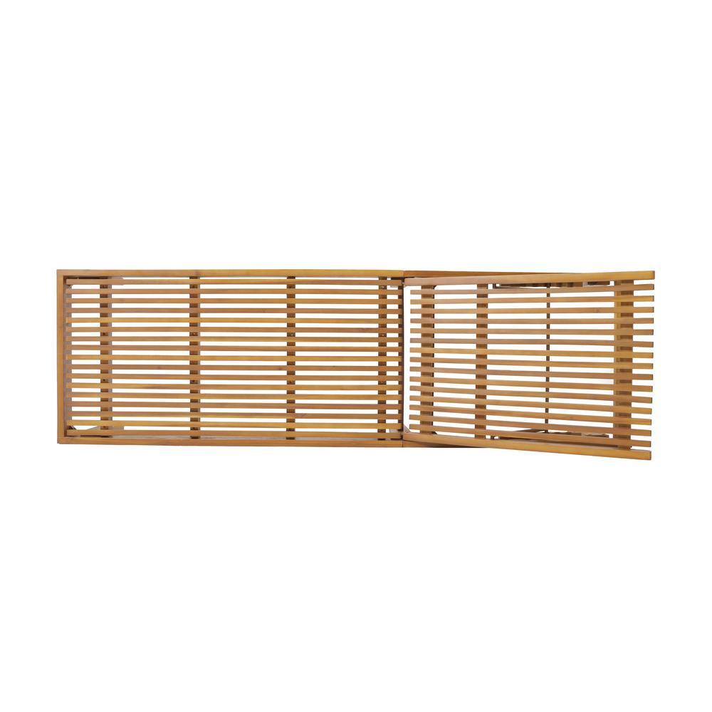 Teak Adjustable Acacia Wood Outdoor Chaise Lounge