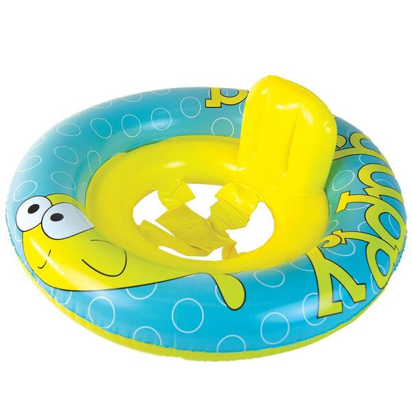Poolmaster Blue/Yellow Under the Sea Baby Swimming Pool Float Rider