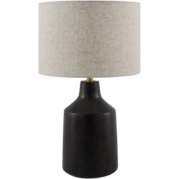 Foreman FMN-001 26 in. H x 15 in. W x 15 in. D Accent Table Lamp, Brown
