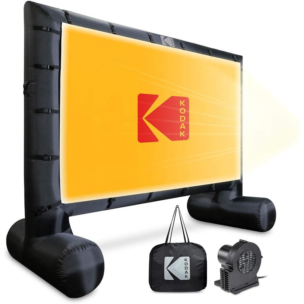 Kodak Inflatable Projector Screen, 17 ft. Blow-Up Outdoor Movie Screen with Pump -  RODPJINSCR17