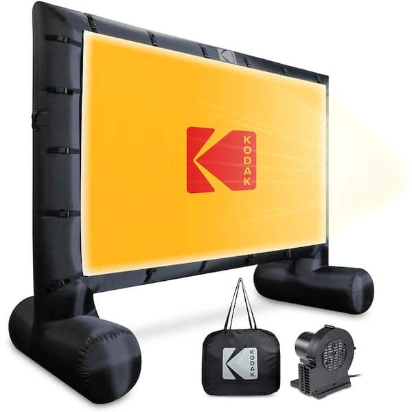 Kodak Inflatable Projector Screen, 17 ft. Blow-Up Outdoor Movie Screen with Pump