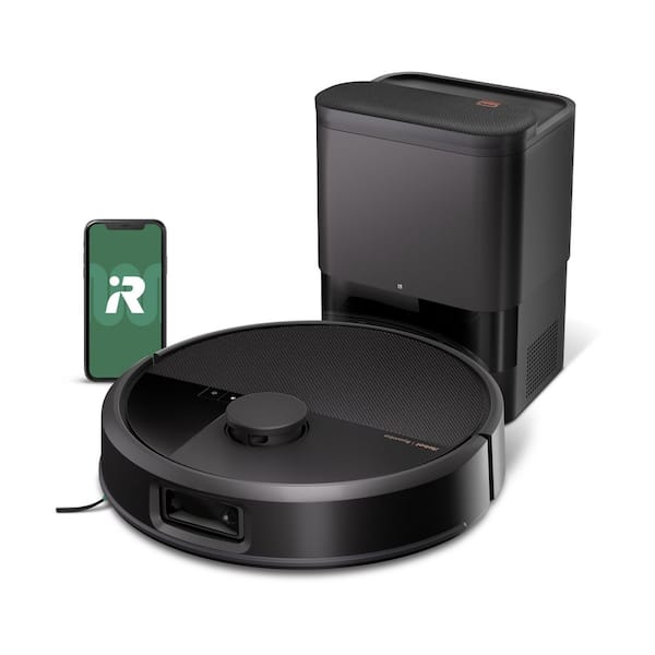 Roomba Max 705 14 in. Robotic Vacuum Plus with Smart Navigation Plus AutoEmpty Dock​ in Black
