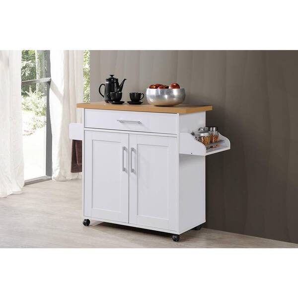 Hodedah wheeled kitchen island new arrivals