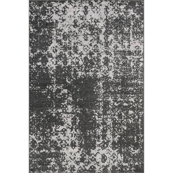 nuLOOM Deedra Dark Gray 8 ft. x 10 ft. Abstract Area Rug BDSM08E8010