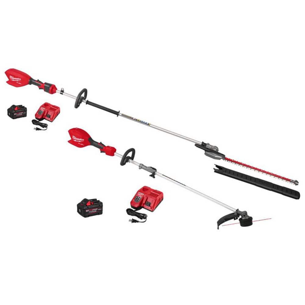 M18 FUEL 18V 24 in. Brushless Cordless Battery Extended Pole Articulating Hedge Trimmer Kit w/ M18 FUEL String Trimmer price history on PriceWatchPro