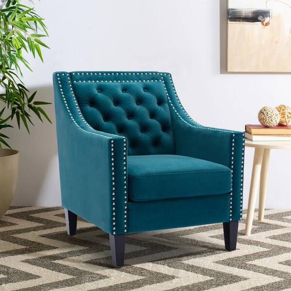 aisword Accent Armchair Living Room Chair with Nailheads and Solid