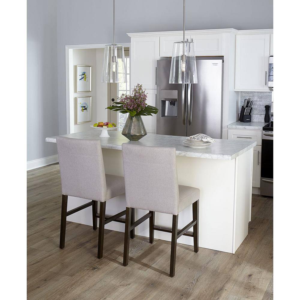 Clarion Polished Nickel 10.5" Pendant with Clear Glass Shade