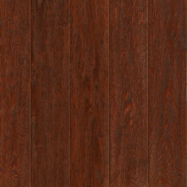 Bruce American Vintage Black Cherry Oak 3/8 in. T x 5 in. W Hand Scraped Engineered Hardwood Flooring (25 sqft/case)