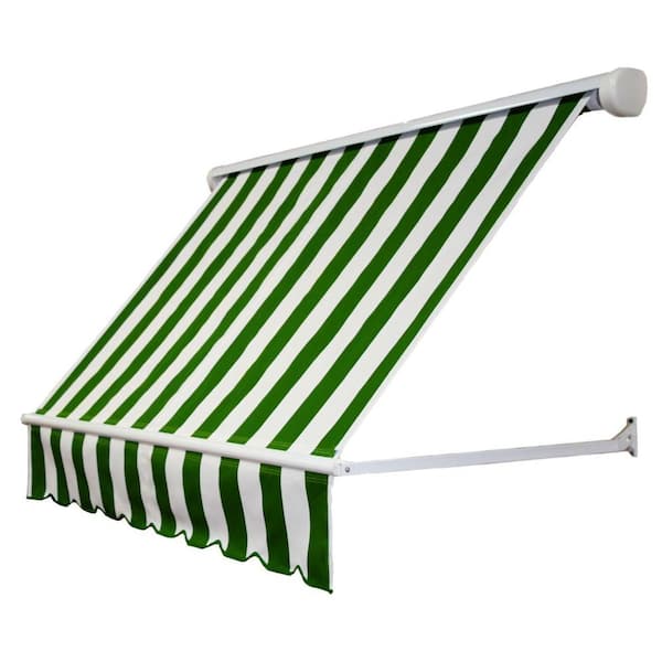 100.5 inch Mesa Window Retractable Awning (24 in. H x 24 in. D) Forest/White
