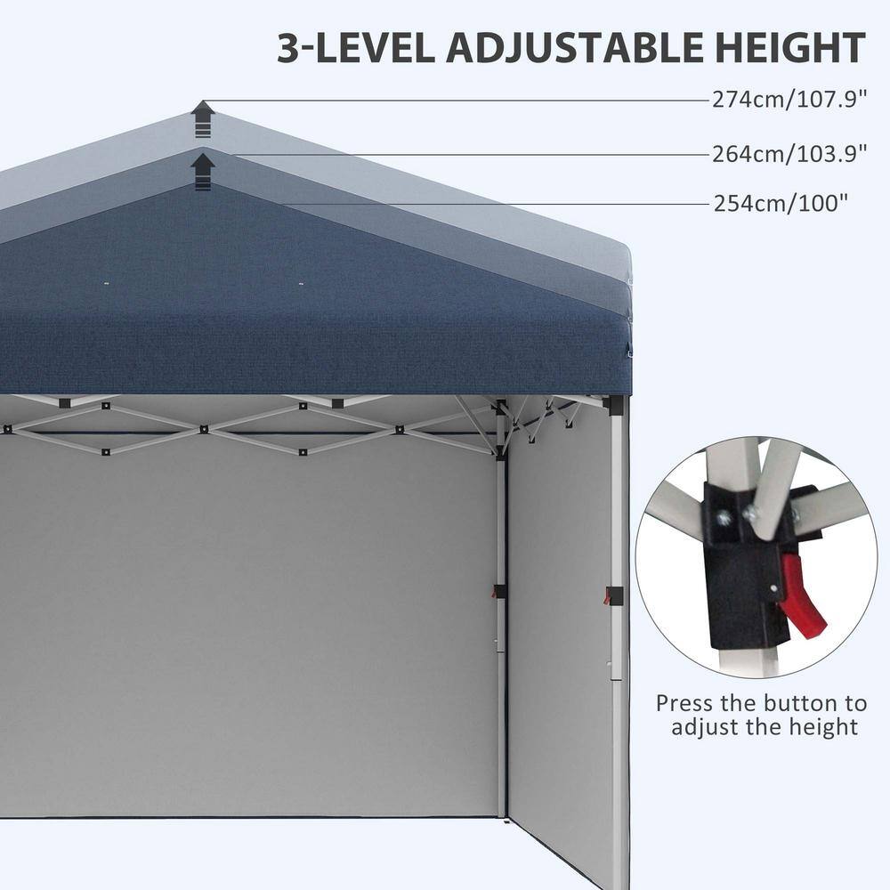 Navy Blue Climate Resistant Instant Outdoor Canopy Tent