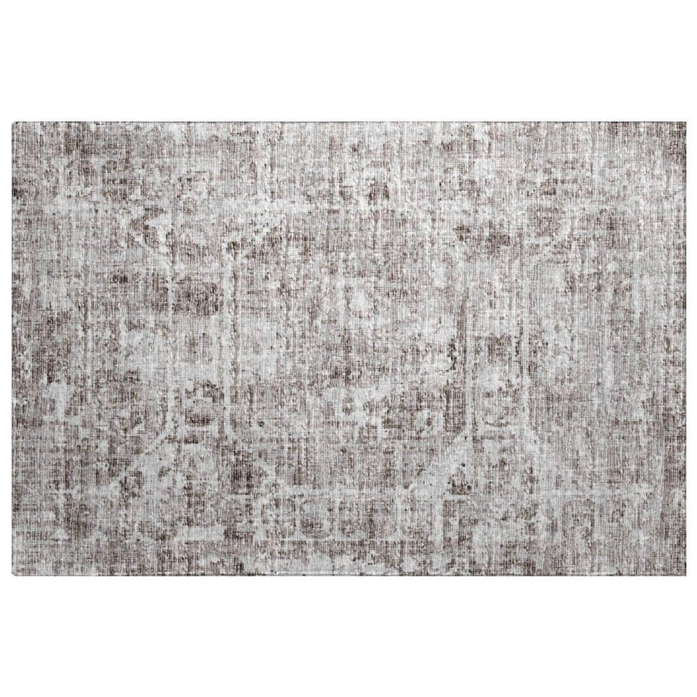 Dream Shag Premium Machine Washable Abstract ADS41 Mocha 2 ft. x 3 ft. Accent Rug price history on PriceWatchPro